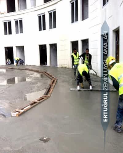 Endüstriyel Zemin Kaplama & Şap Uygulamaları