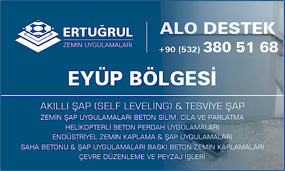 Eyüp Şap Zemin Uygulamaları Self Leveling Tesviye Şap