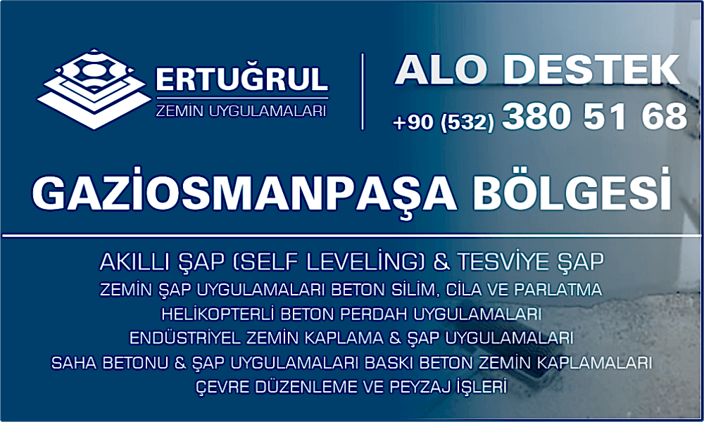 Gaziosmanpaşa Şap Zemin Uygulamaları Self Leveling Tesviye Şap
