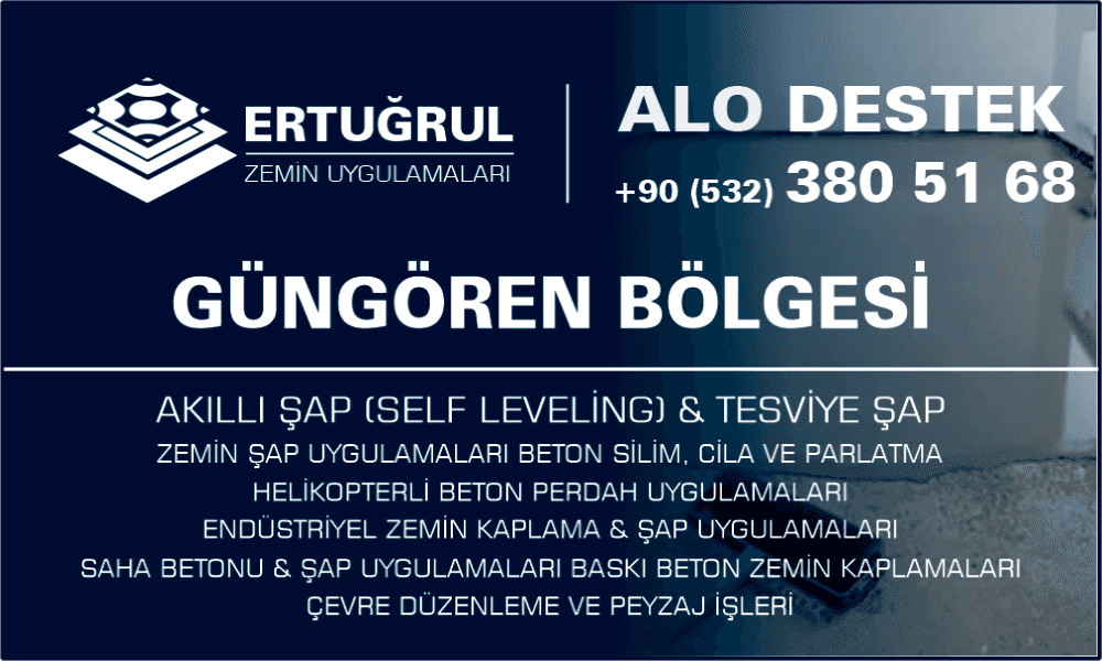 Güngören Şap Zemin Uygulamaları Self Leveling Tesviye Şap