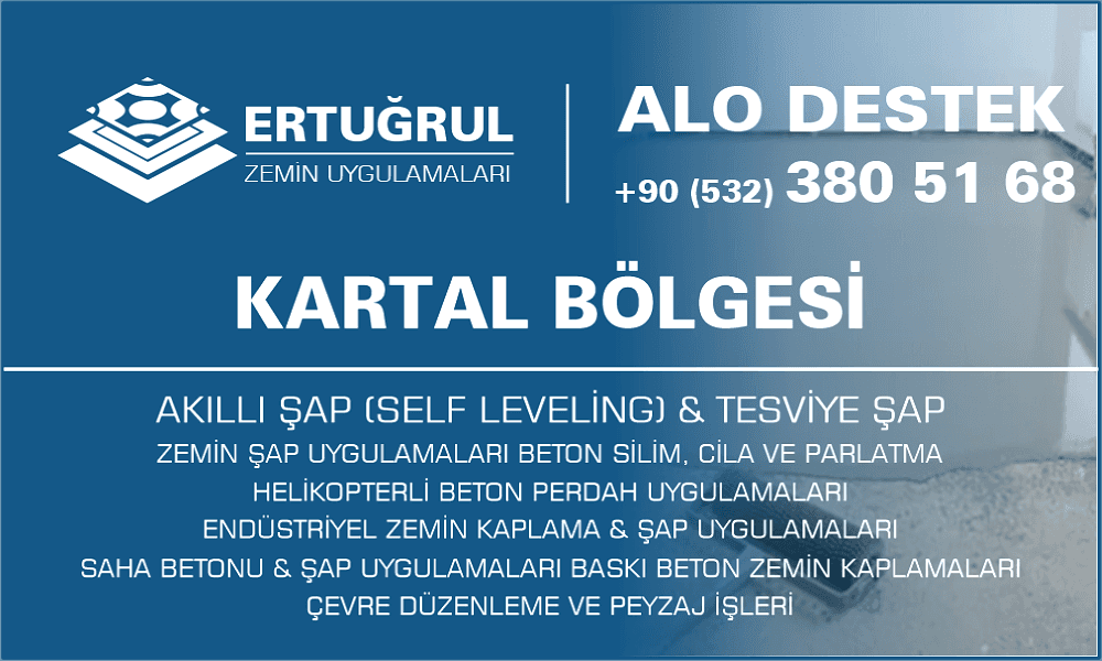 Kartal Şap Zemin Uygulamaları Self Leveling Tesviye Şap