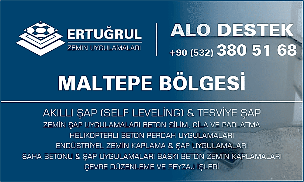 Maltepe Şap Zemin Uygulamaları Self Leveling Tesviye Şap