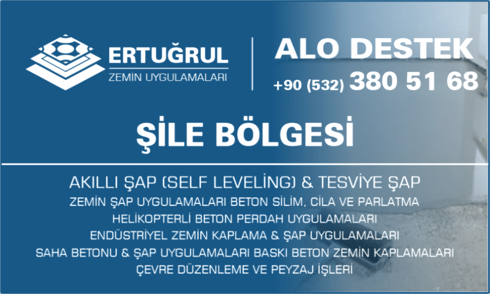 Şile Şap Zemin Uygulamaları Self Leveling Tesviye Şap