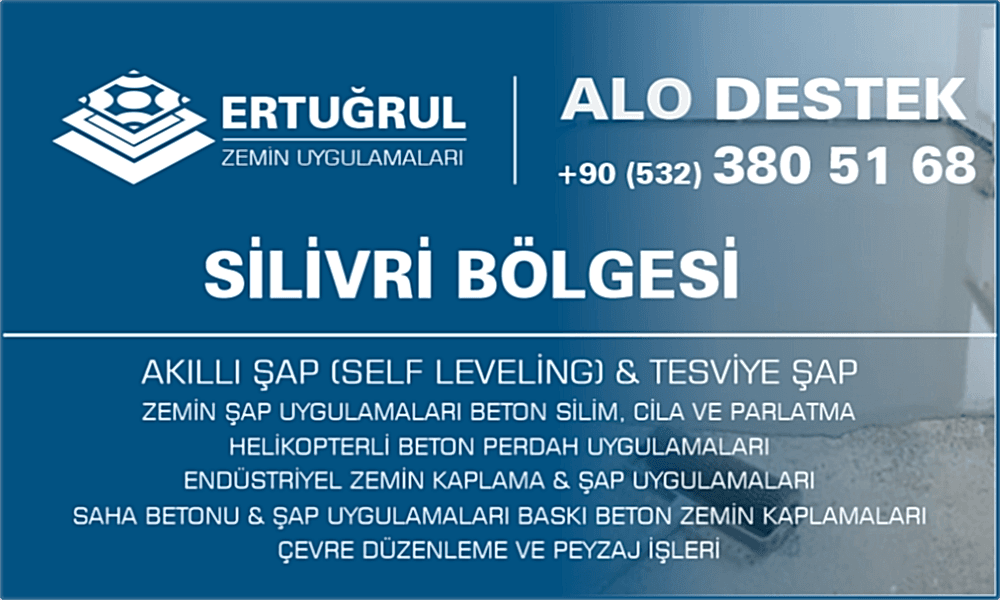 Silivri Şap Zemin Uygulamaları Self Leveling Tesviye Şap