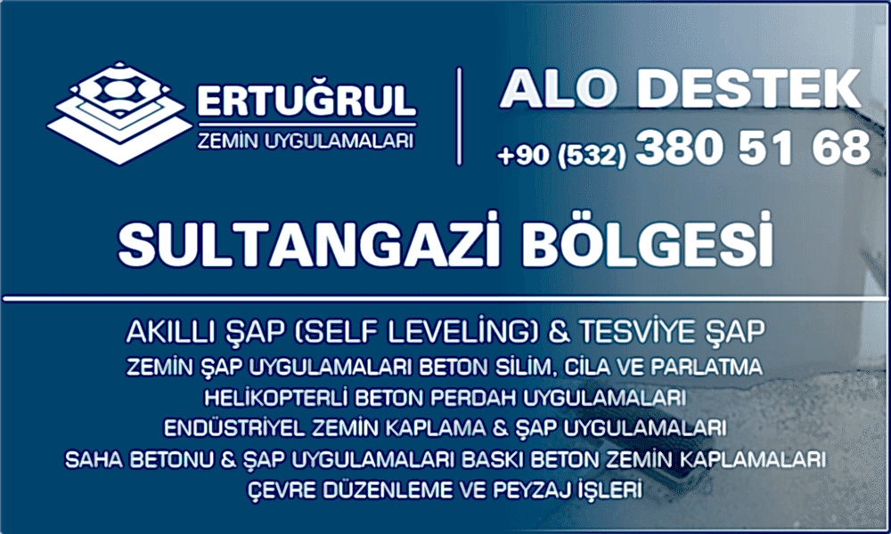 Sultangazi Şap Zemin Uygulamaları Self Leveling Tesviye Şap